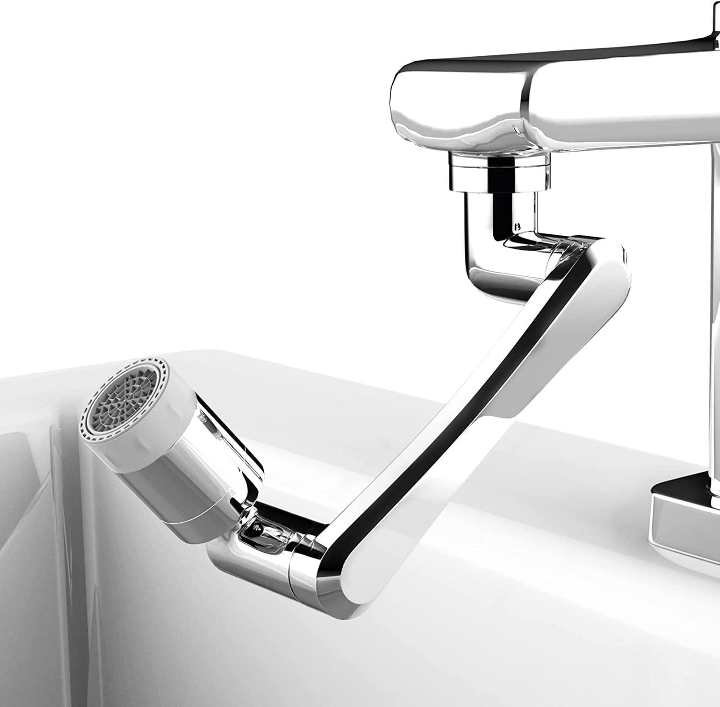 360° Swivel Faucet Head – Dual Water Modes for Kitchen & Bathroom