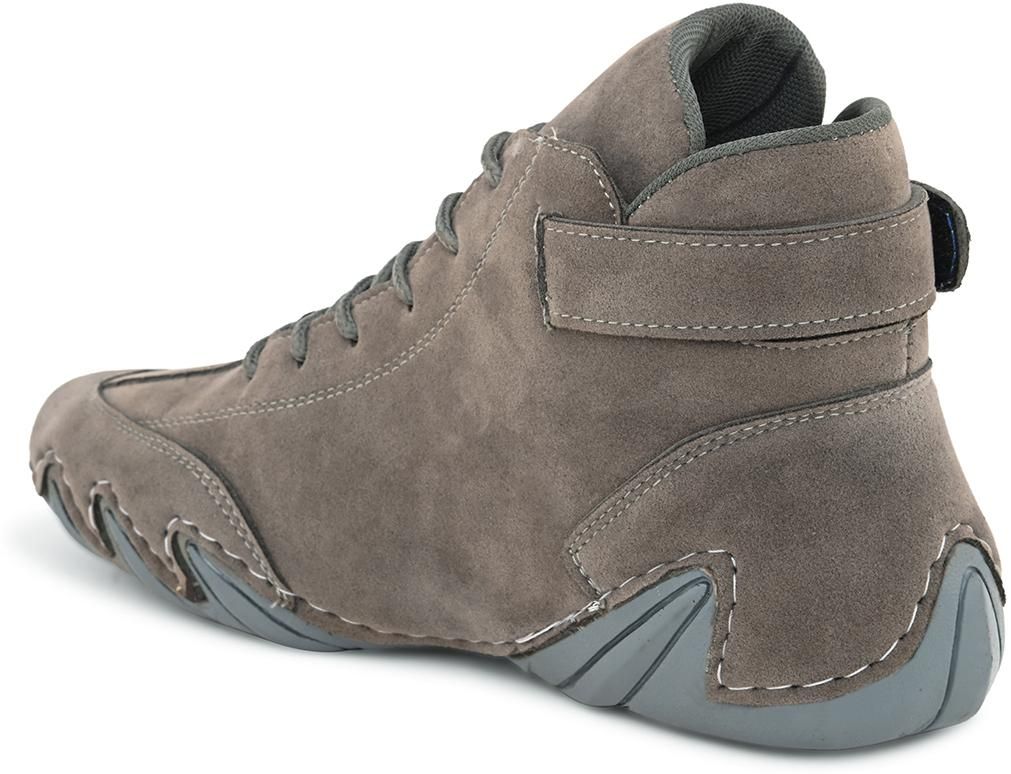 BOLLERO™ Men's Grey Casual Sneakers – Sleek, Stylish & Comfortable