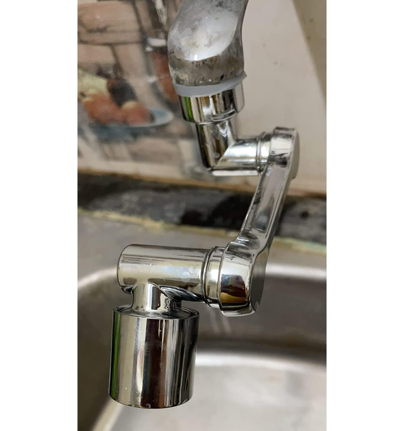 360° Swivel Faucet Head – Dual Water Modes for Kitchen & Bathroom