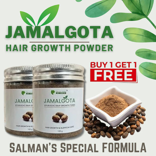 🌿 Jamalgota Ayurvedic Hair Growth Powder Buy 1 Get 1 Free
